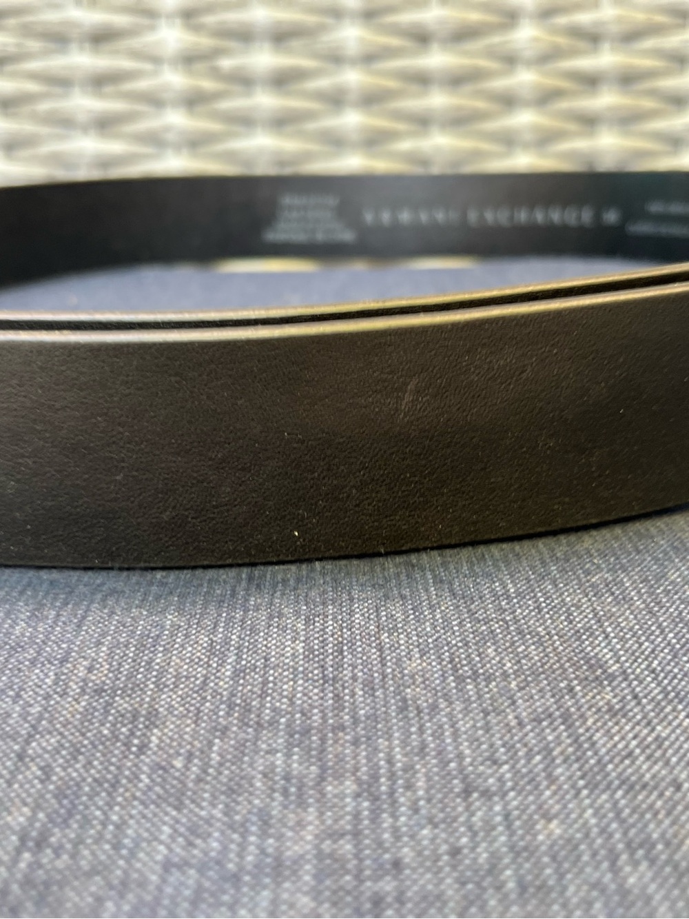 Armani Exchange black leather belt - Picture 5 of 9
